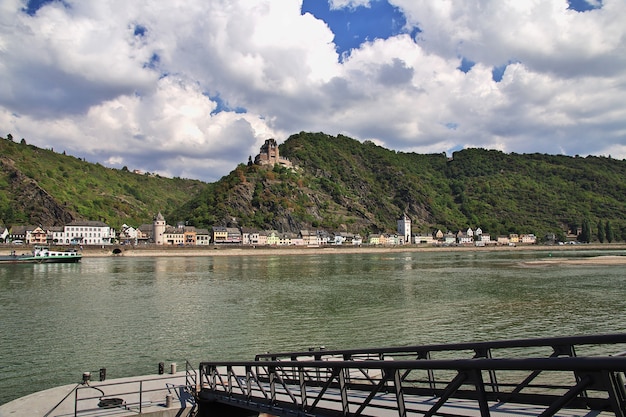 Castle in Rhine Valley in west Germany