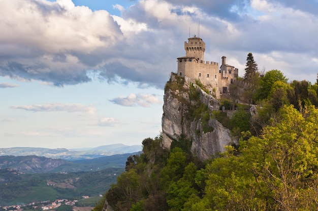 Castle in San Marino La Cesta or Fratta Seconda Torre