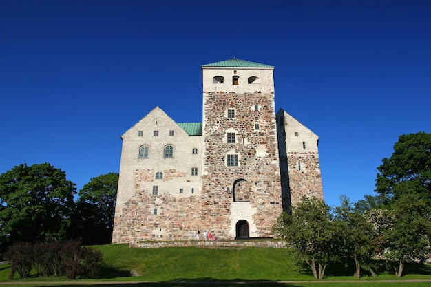 The castle in Turku Finland