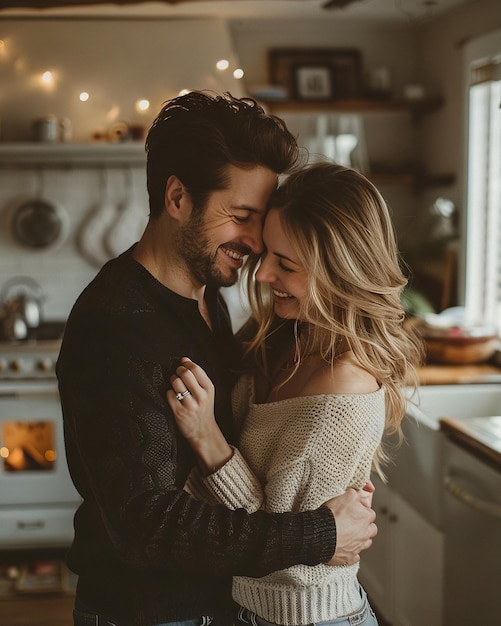 Casual DateNight Cooking in Modern Kitchen