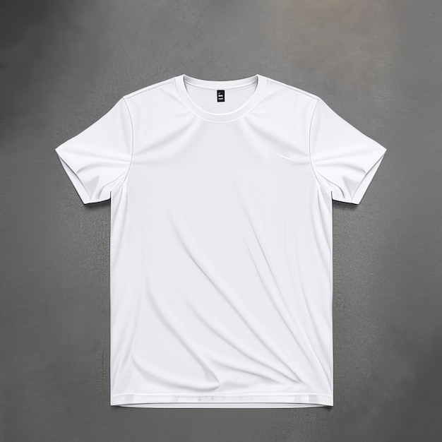 casual plain white mockup blank shirt