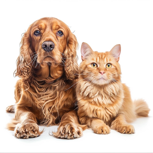 A Cat and Dog Portrait