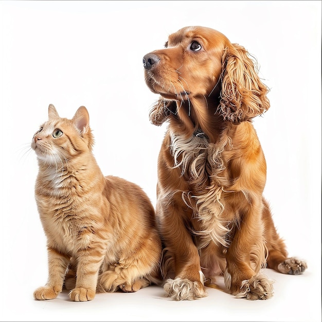 A Cat and Dog Portrait