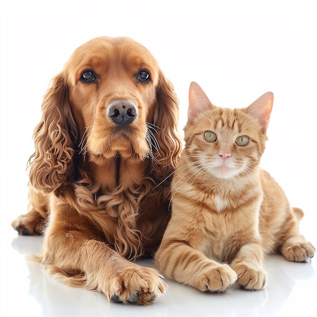 A Cat and Dog Portrait