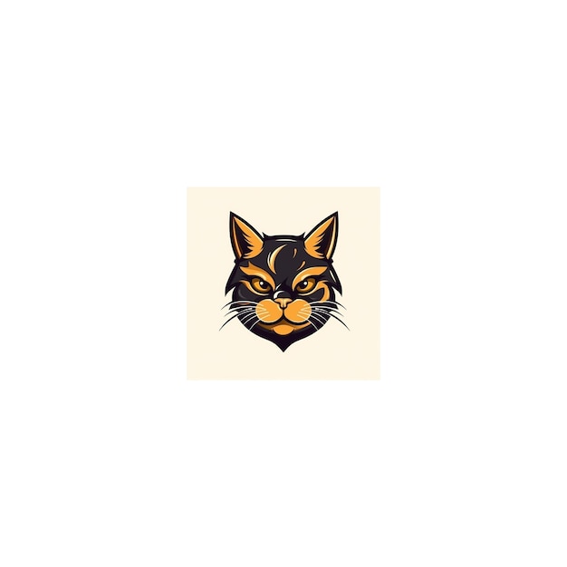 Photo cat mascot logo icon5