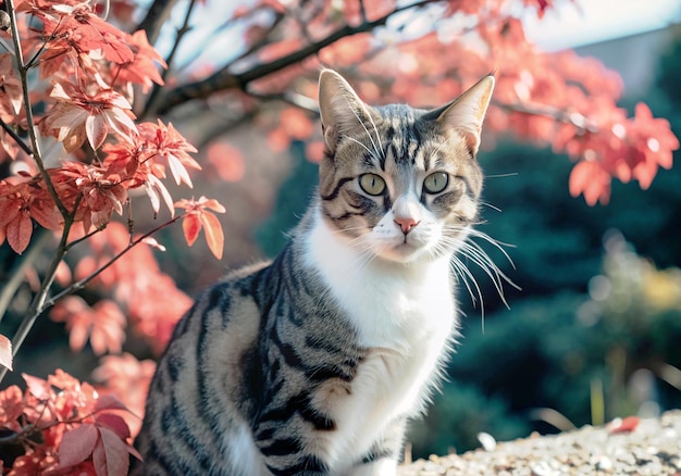 cat nature photo ai generate