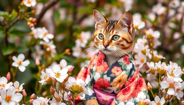 a cat wearing a scarf that says  cat  on it