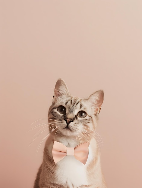 a cat with a bow tie that says quot bowtie quot