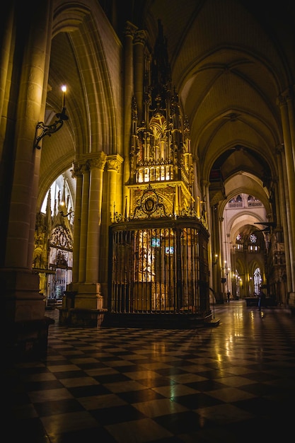 Cathedral arcs, Tourism, Toledo, most famous city in spain