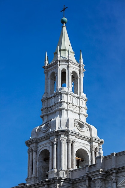 Cathedral on the background of sky