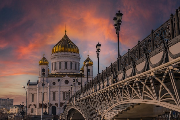 Cathedral of Christ the Savior in Moscow Russia