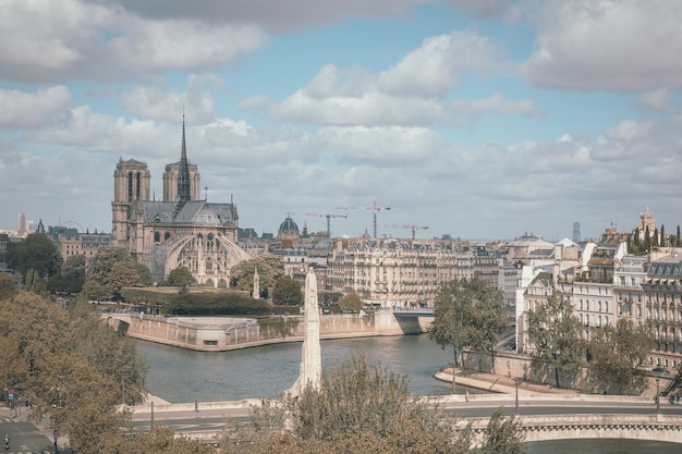 The Cathedral of Notre Dame in Paris, France