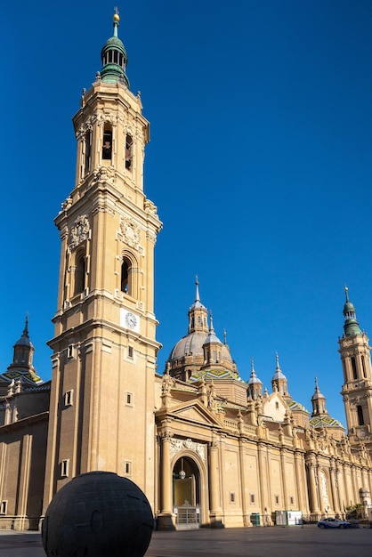 CathedralBasilica of Our Lady of the Pillar in the city of Zaragoza Aragon