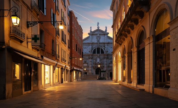 Catholic church San Moise in Venice, Italy