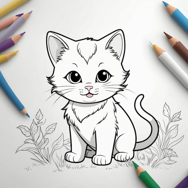 Cats to draw Cats to Paint Cats to Color Cats Black and White Drawing of Cats Picture of Cats