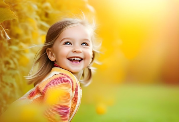 Caucasian Girl Smile Happy Cheerful