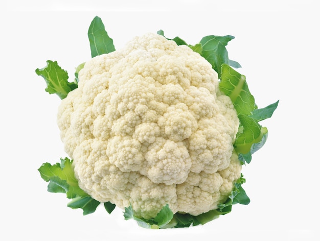 Cauliflower isolated on white background