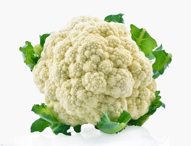 Cauliflower isolated on white background