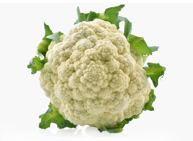 Cauliflower isolated on white background