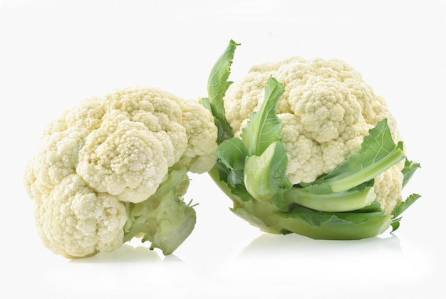 Cauliflower isolated on white background