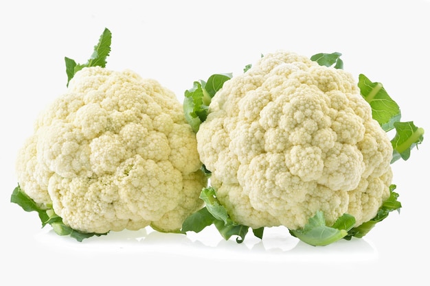 Cauliflower isolated on white background