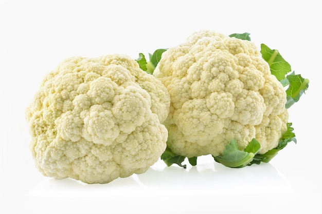 Cauliflower isolated on white background