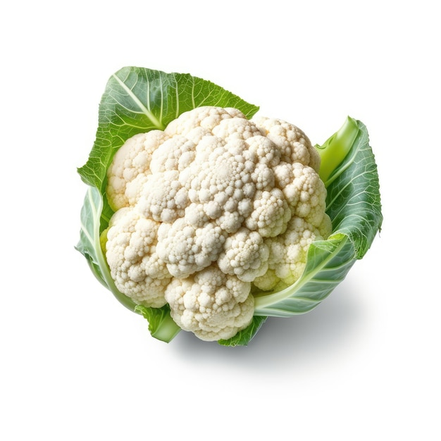 Cauliflower Isolated on White Background