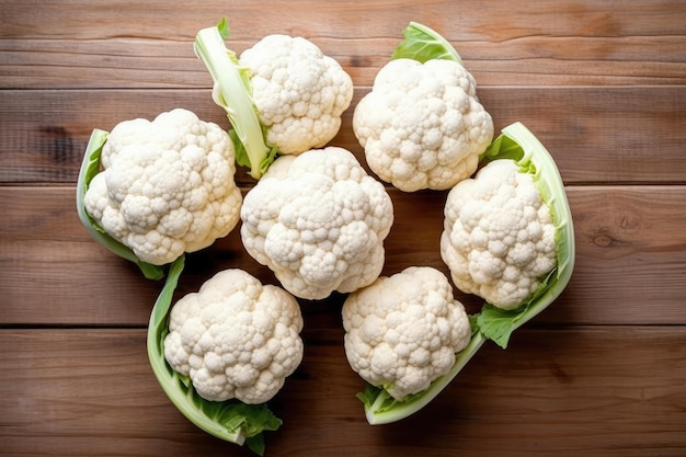 cauliflower in kitchen table professional advertising food photography