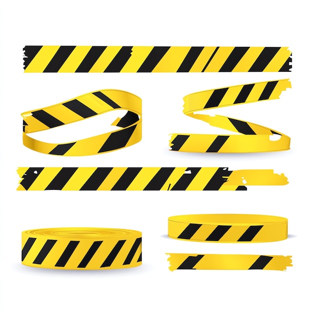 Photo caution tape set