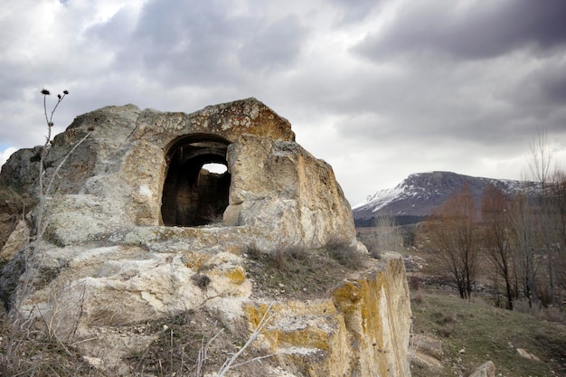 Cave chapel in Turkey Konya city