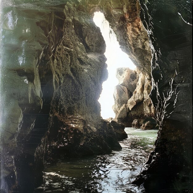 Photo caves in the south of spain in the province of alicante