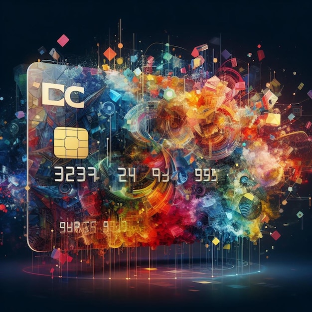 cbdc virtual currency and crypto digital money credit debit card concept graphic