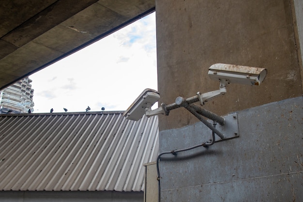 cctv camera , pigeon poop