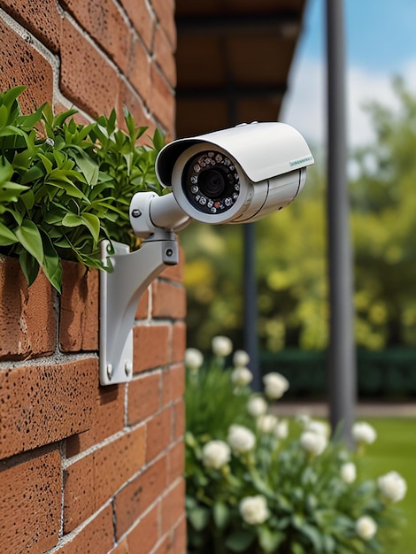 CCTV cameras are installed in the garden