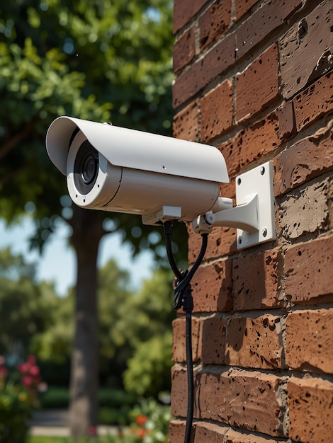 CCTV cameras are installed in the garden