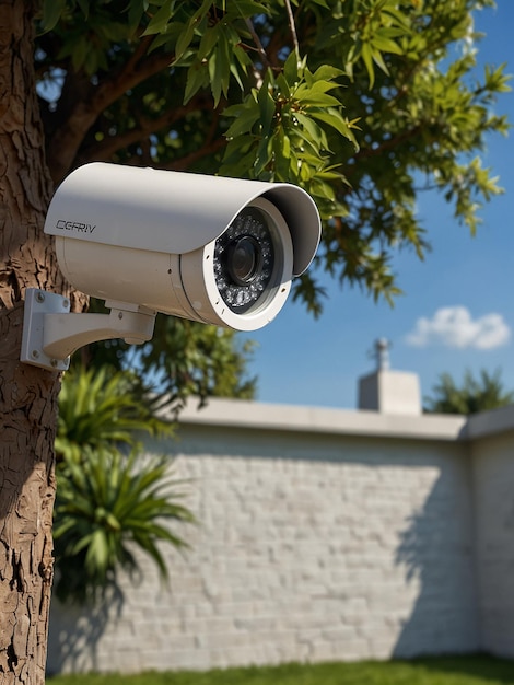 CCTV cameras are installed in the garden