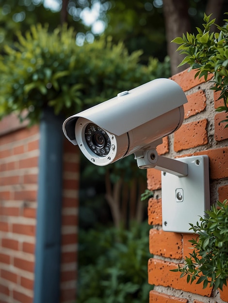 CCTV cameras are installed in the garden