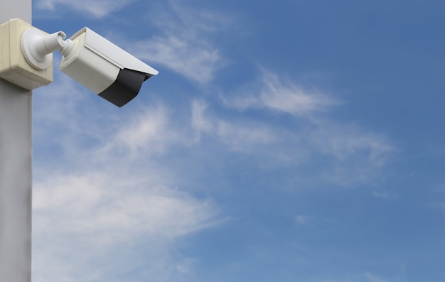 CCTV tool on blue sky,Equipment for security systems