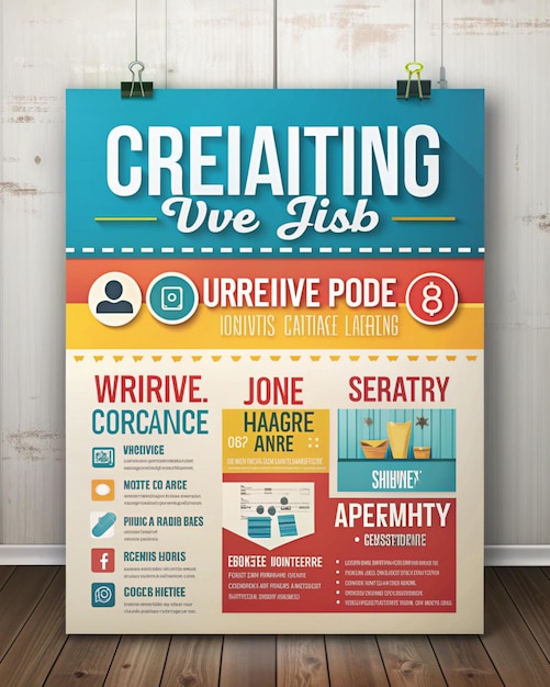 Photo ceative job hiring poster