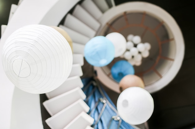 ceiling balloon decoration for party