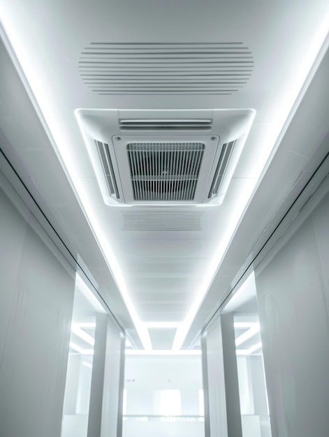 Photo ceiling mounted air conditioner