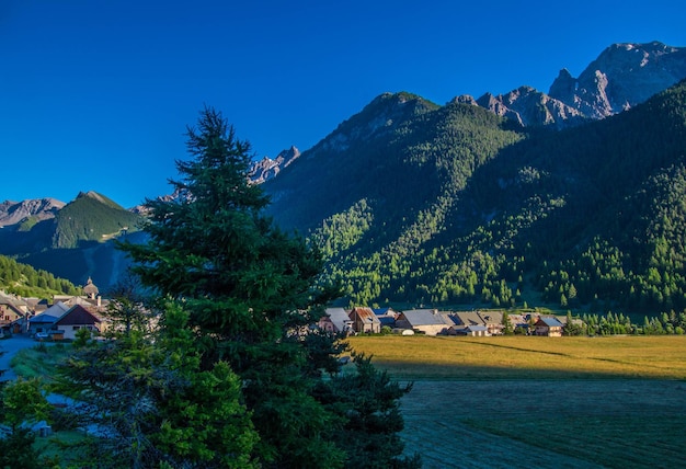 Ceillac queyras in hautes alpes in france