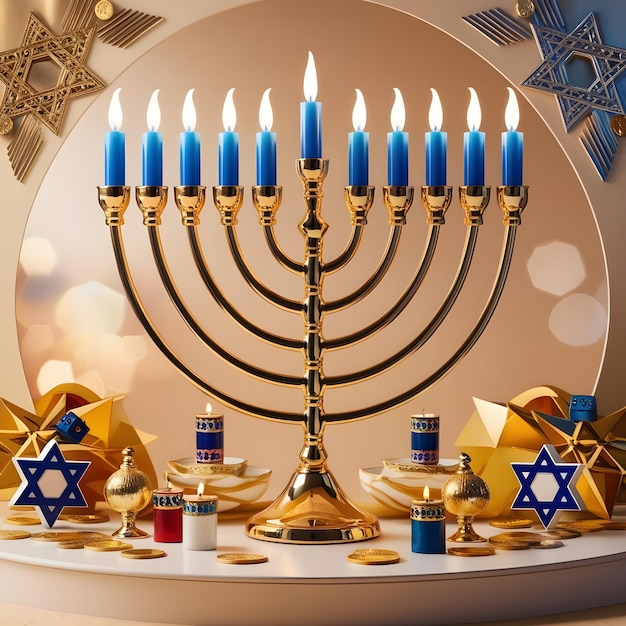 Celebrate the Festival of Lights Stunning Realistic Hanukkah Instagram Posts