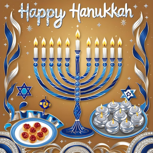 Celebrate the Festival of Lights Stunning Realistic Hanukkah Instagram Posts