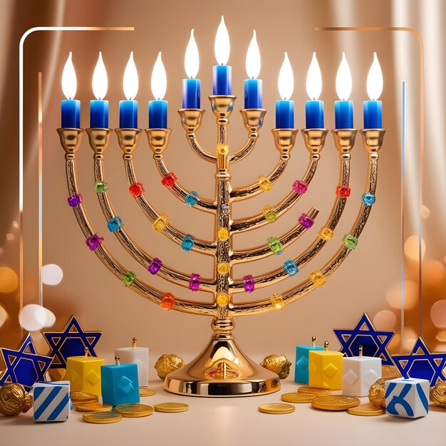 Celebrate the Festival of Lights Stunning Realistic Hanukkah Instagram Posts