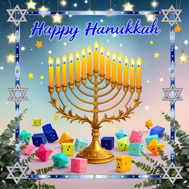 Celebrate the Festival of Lights Stunning Realistic Hanukkah Instagram Posts