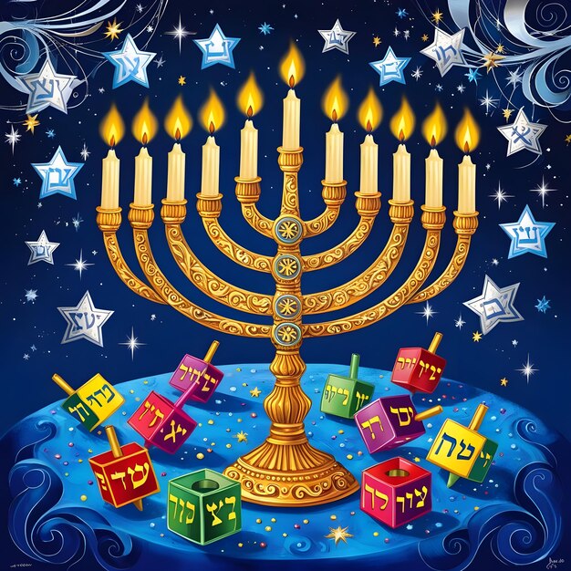 Celebrate the Festival of Lights Stunning Realistic Hanukkah Instagram Posts