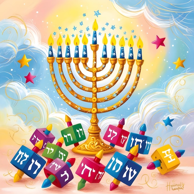 Celebrate the Festival of Lights Stunning Realistic Hanukkah Instagram Posts