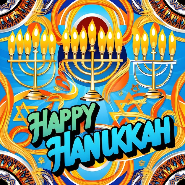 Photo celebrate the festival of lights stunning realistic hanukkah instagram posts