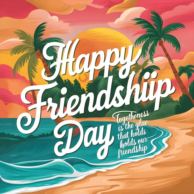 Celebrate Friendship Day with Stunning Sunset TShirt Designs